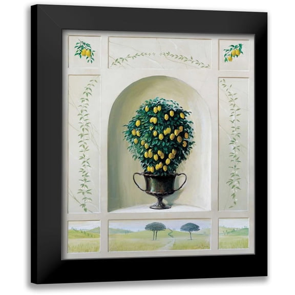 Bonet, Julia 12x13 Black Modern Framed Museum Art Print Titled - Lemon grove
