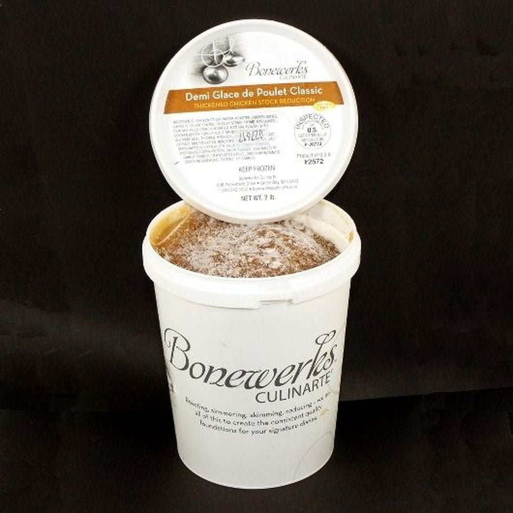 Bonewerks Culinarte Demi Glace de Poulet Chicken Base, 2 Pound 6 per