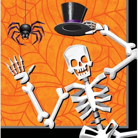 Boneyard Boogie Halloween Paper Lunch Napkins 16 Per Pack