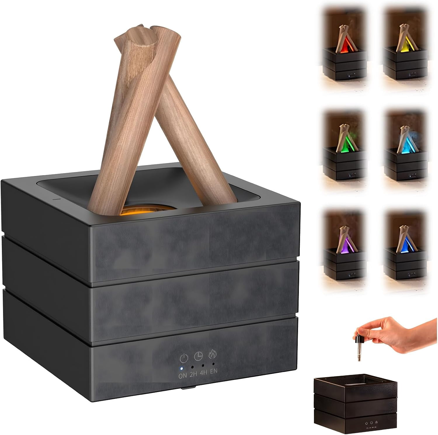 Bonfire Aroma Diffuser, Campfire Flame Fire Diffuser, Bonfire ...