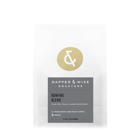 Bonfire Blend - Roasted by Dapper & Wise - Whole Bean Coffee - 12oz Bag