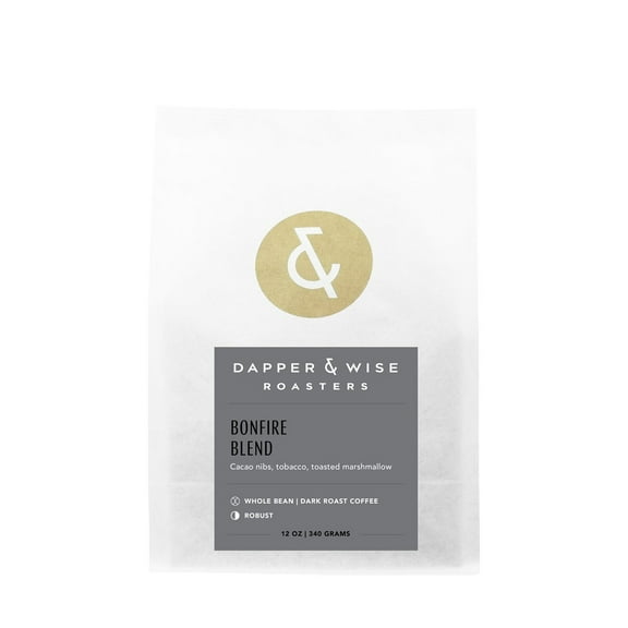 Bonfire Blend - Roasted by Dapper & Wise - Whole Bean Coffee - 2 Pound Bag