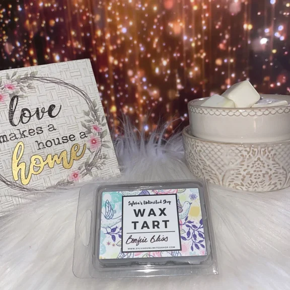 Bonfire Bliss Wax Melt Tarts 100% Soy, Heavily Scented & Hand Poured