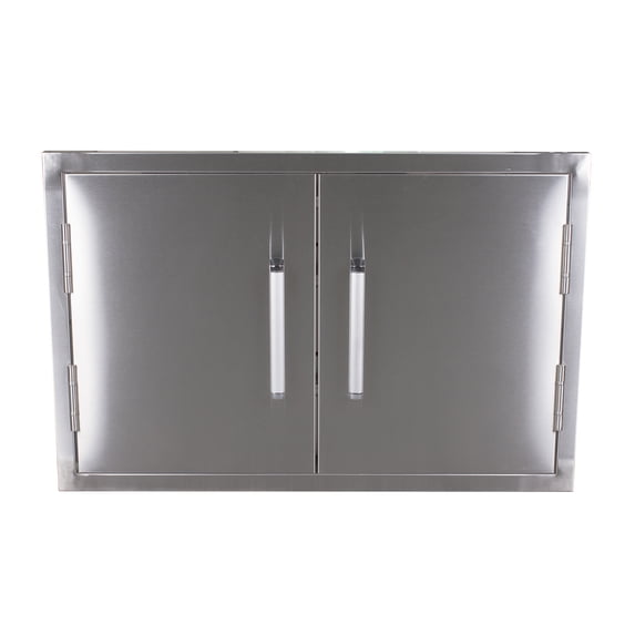 Bonfire CBADD Outdoor Patio Kitchen Countertop Grill Stainless Steel Double Door