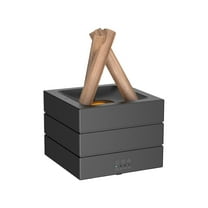 Bonfire Diffuser 280ml, 2-in-1 Campfire Flame Fire Air Purifier and Humidifier, 7-Color Fireplace Campfire Aromatherapy Essential Oil Diffuser for Bedroom - Timer (2/5/6H), Auto-Off, Type-C