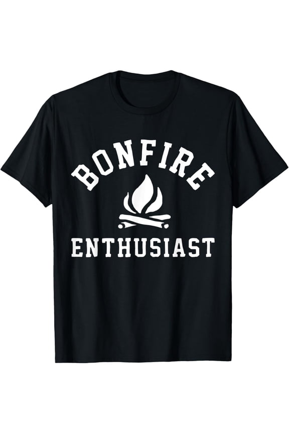 Bonfire Enthusiast Campfire Funny Camping Men Women T-Shirt