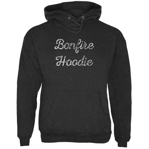 Bonfire Hoodie Charcoal Heather Adult Hoodie - Small