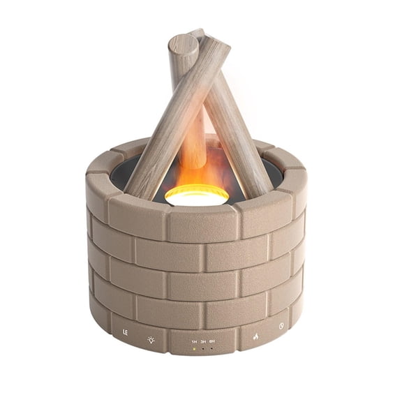 Bonfire Humidifier,Bonfire Diffuser,Campfire Humidifier,Bonfire Shaped Diffuser,Campfire Aroma Diffuser,2 In1 Mist Fragrance Bonfire Diffuser Humidifier