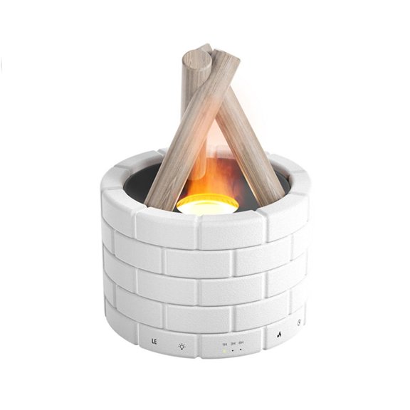 Bonfire Humidifier,Bonfire Diffuser,Campfire Humidifier,Bonfire Shaped Diffuser,Campfire Aroma Diffuser,2 In1 Mist Fragrance Bonfire Diffuser Humidifier