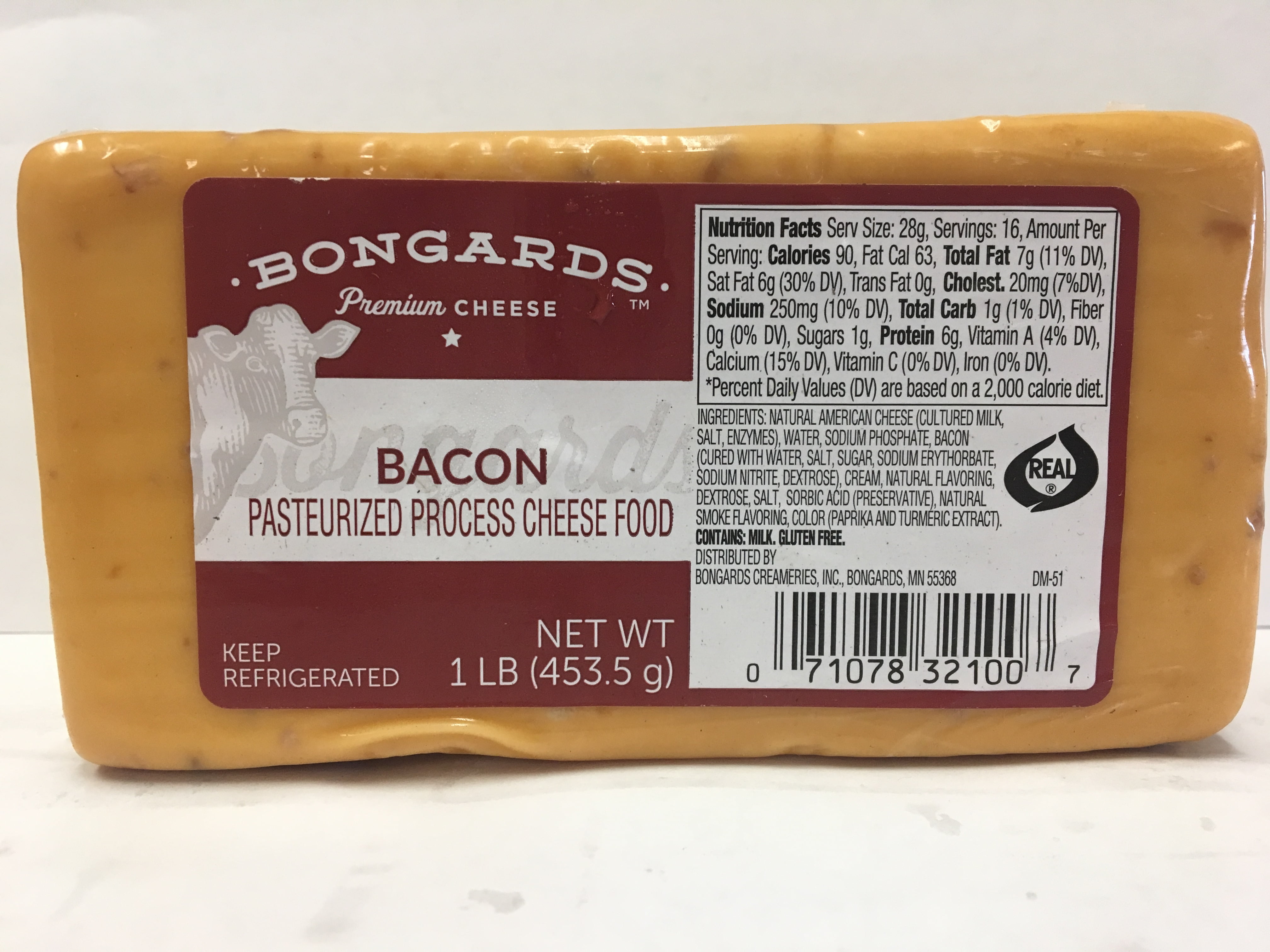 Bongards Premium Bacon Cheese, 16 Oz.