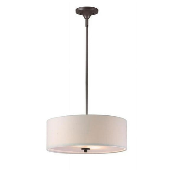 Bongo 3-Light Pendant & Semi-Flush Mount, Oil Rubbed Bronze