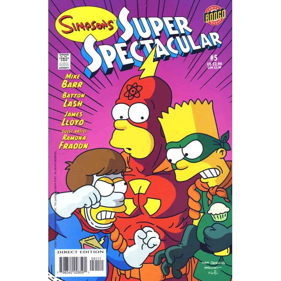 Bongo Comics Presents Simpsons Super Spectacular #5 VF ; Bongo Comic Book