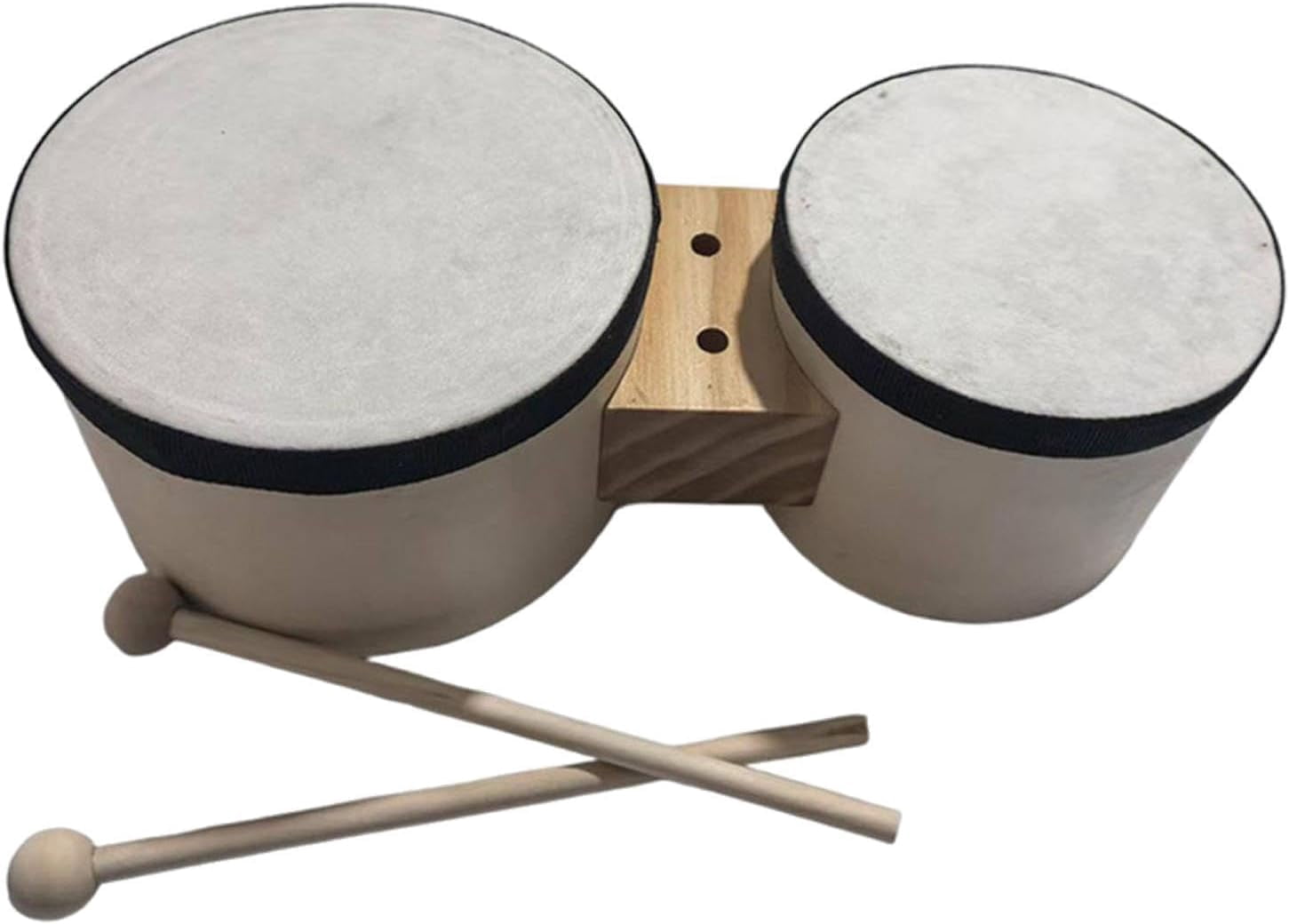 Bongo Drums 5" & 6" Traditional Lightweight for Kids Adults Beginners Music Percussion Instrument for Parties Dance Classes