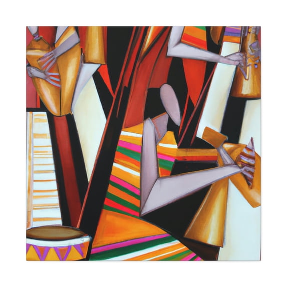 "Bongo-ing 20s Jazz" - Canvas