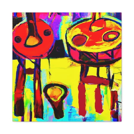 Bongos in Abstraction - Canvas
