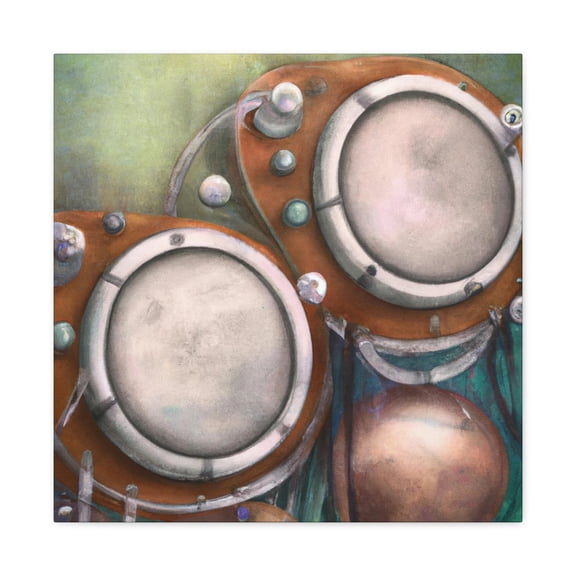 Bongos in Steampunk - Canvas