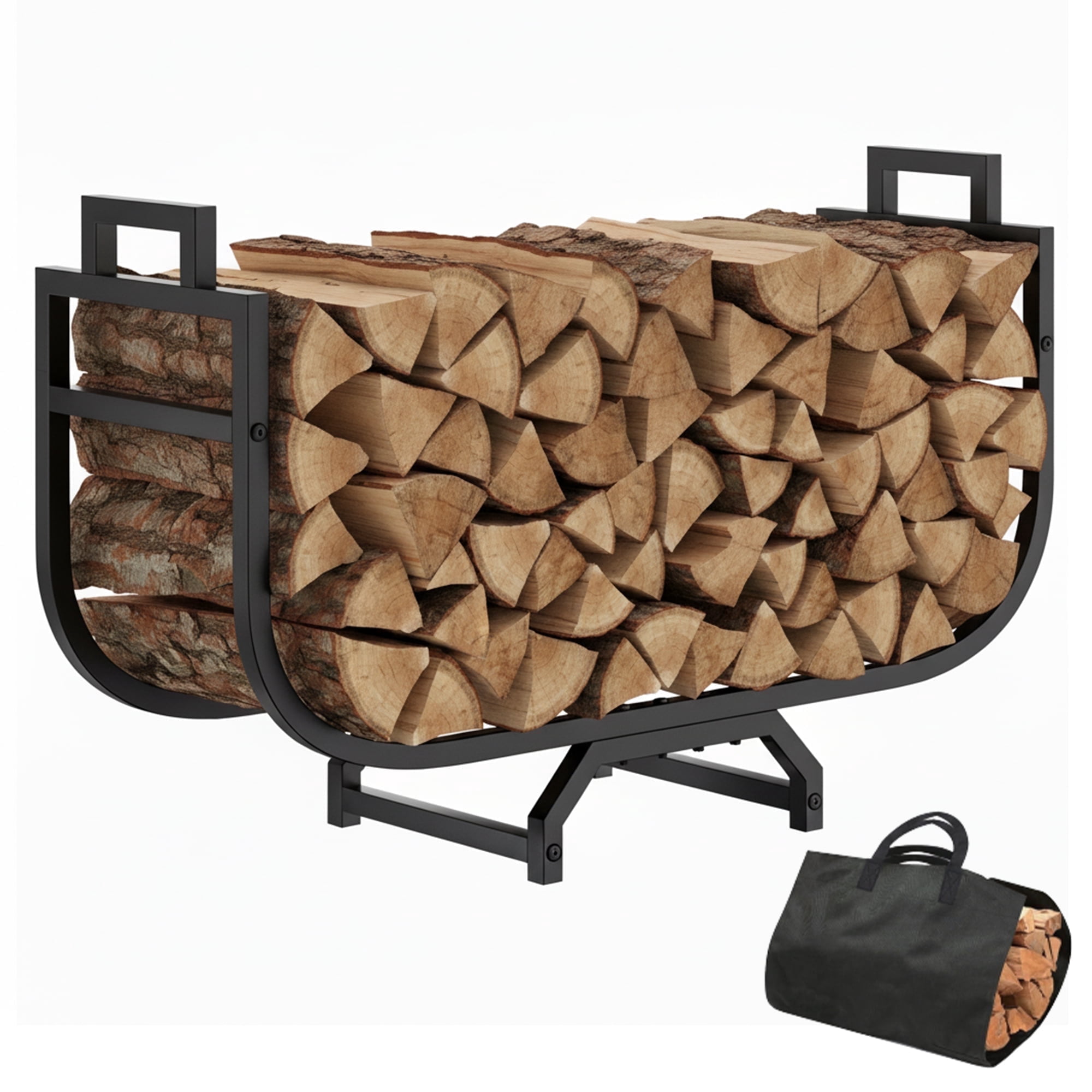 Stylish Log Rack BONHAPPY, Firewood Rack, 34