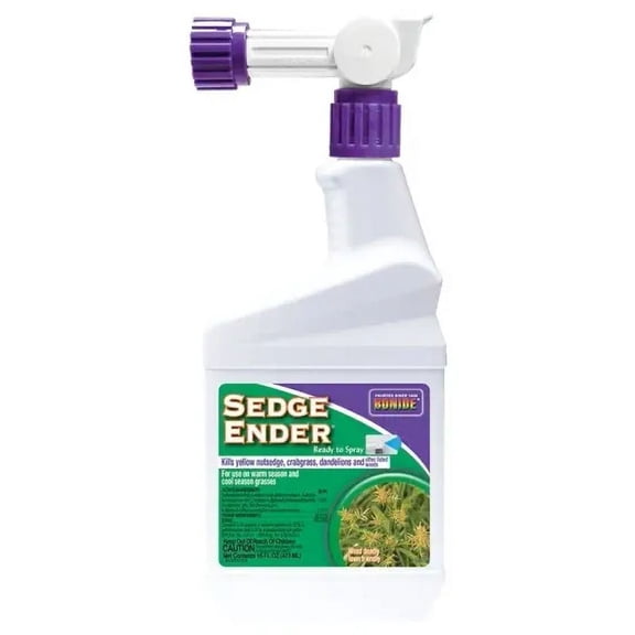 Bonide 070 Grass and Weed Killer, Liquid, Yellow Pint Package, Each
