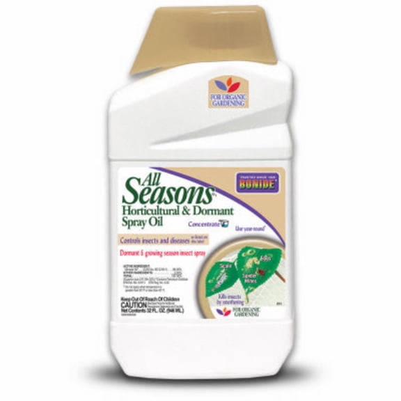 Bonide 2116 32 oz Bottle of Concentrate All Seasons Horticultural Dormant Insecticide Spray Oil