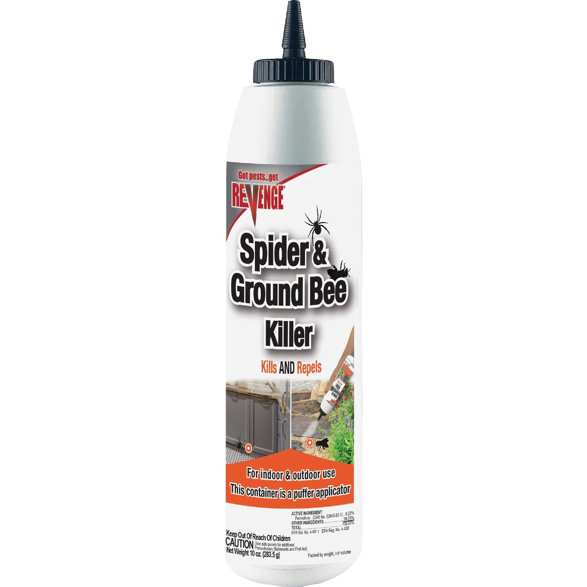 Bonide Spider and Ground Bee Killer Powder - Insecticide - 2 Pack, 10 Ounce Each