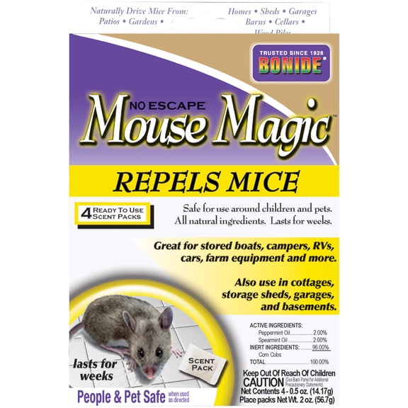Bonide 4-Pk. Mouse Magic Ready-to-Use Scent Packs