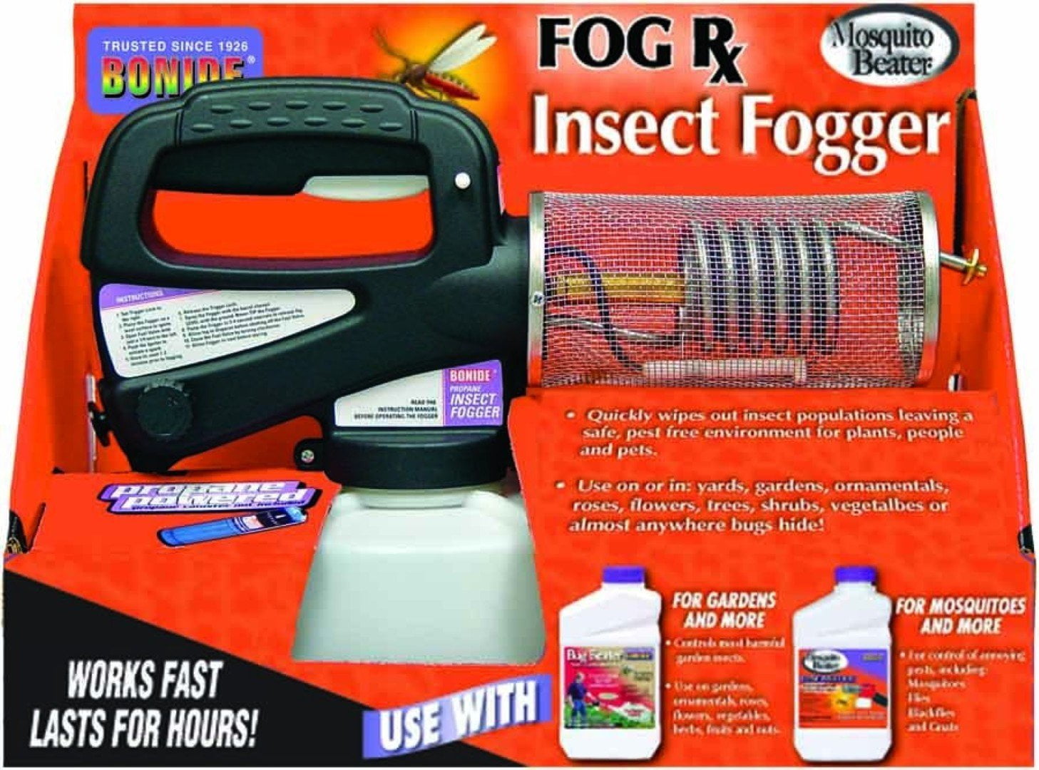 Fog Rx Insect Fogger Bonide Fog-Rx Propane Insect Fogger - Portable Outdoor Mosquito ...