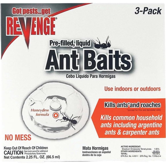 Bonide 45100 Revenge Ant Bait Stations, 3/Pack