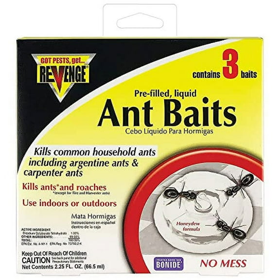 Bonide 45100 Revenge Ant Bait Stations, 3/Pack
