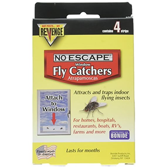Bonide 46200 Revenge® Window & Screen Fly Catcher 4 Count