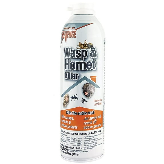 Bonide 4653 631 Wasp and Hornet Killer, Liquid, Spray Application, 15 oz Aerosol Can