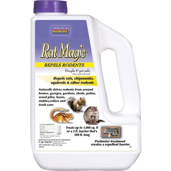 Bonide 5lbs. Rat Magic Rodent Repellent Granules