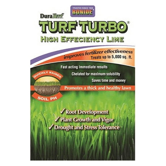 Bonide (60447) Dura Turf- Turf Turbo High Efficiency Lime, 30 lbs (5,000 sqft)