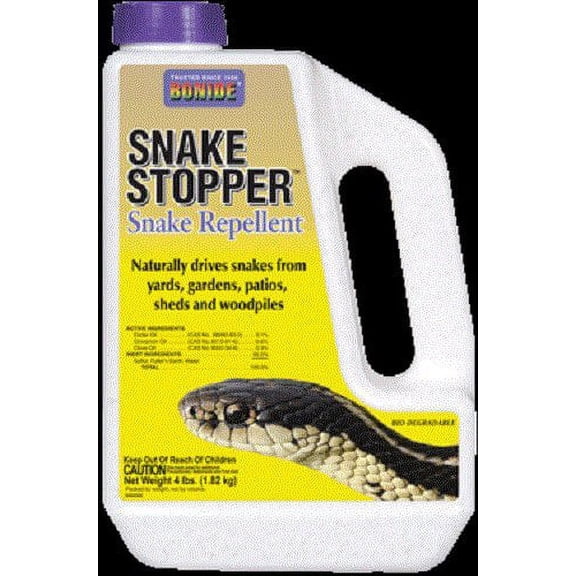 Bonide # 875 4 lb Snake Stopper Repellent Granules - Quantity 8