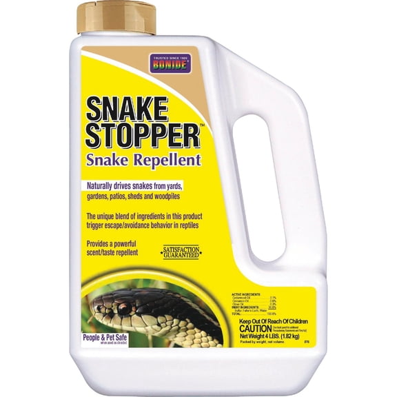 Bonide 875 4 lb Snake Stopper Scent Repellent Granules - Quantity 7