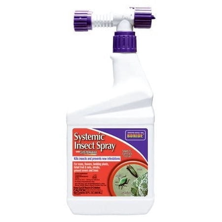 Bonide 939 Systemic Insect Spray with Systemaxx, Long Lasting Garden Insecticide, 32 oz. Ready-to-Spray - Quantity 12