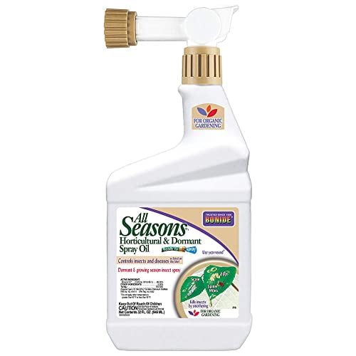 Bonide All Seasons Horticultural & Dormant Spray Oil, 32 oz Ready-to-Spray, Disease Prevention and Insect Killer for Organic Gardening