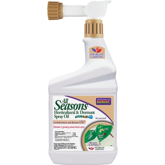 Bonide All Seasons Organic Insect Killer Spray - Insecticide - 32 oz  Residential Use, Standard Application