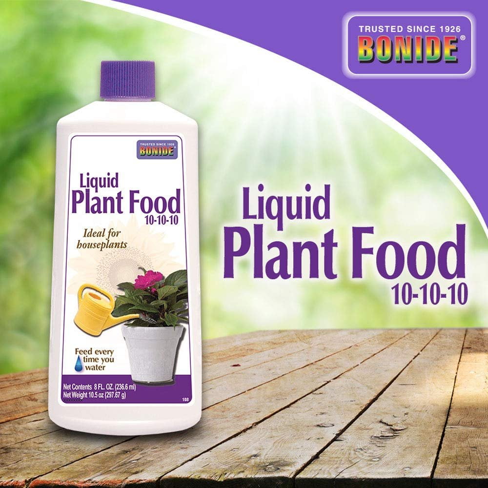 Bonide BND108 - Liquid Plant Food, 10-10-10 Soil Fertilizer 8 oz.