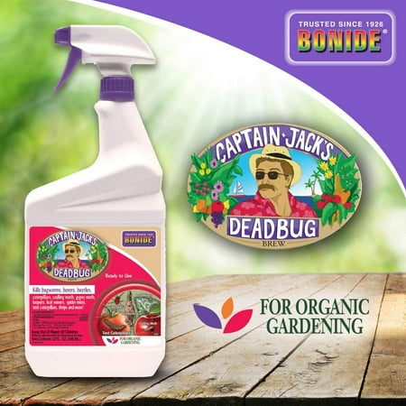 Bonide BND250 - Captain Jack's Dead Bug Brew, Ready to Use Insecticide/Pesticide 32 oz