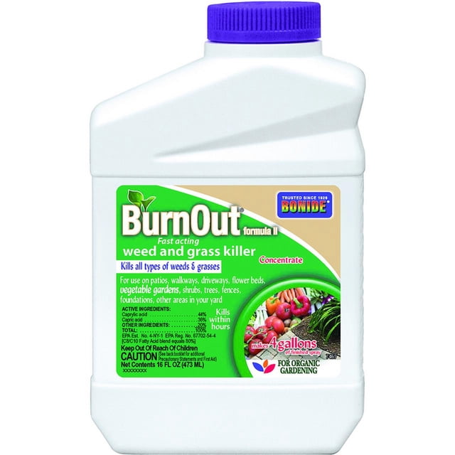 Bonide BurnOut Grass & Weed Killer Concentrate 16 oz - Walmart Business ...