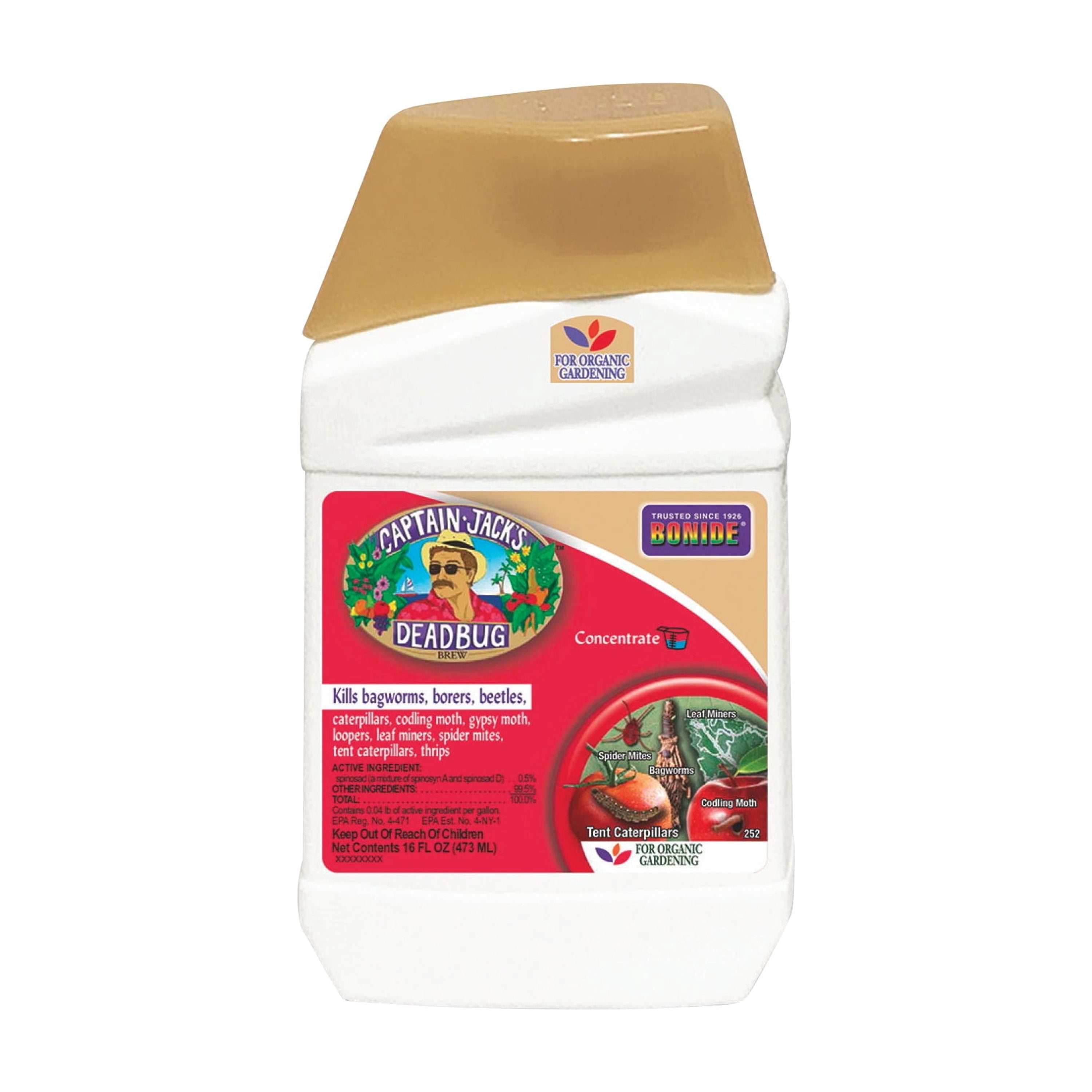 Bonide Captain Jack's Dead Bug Brew Concentrate - Insecticide - 1 Pt