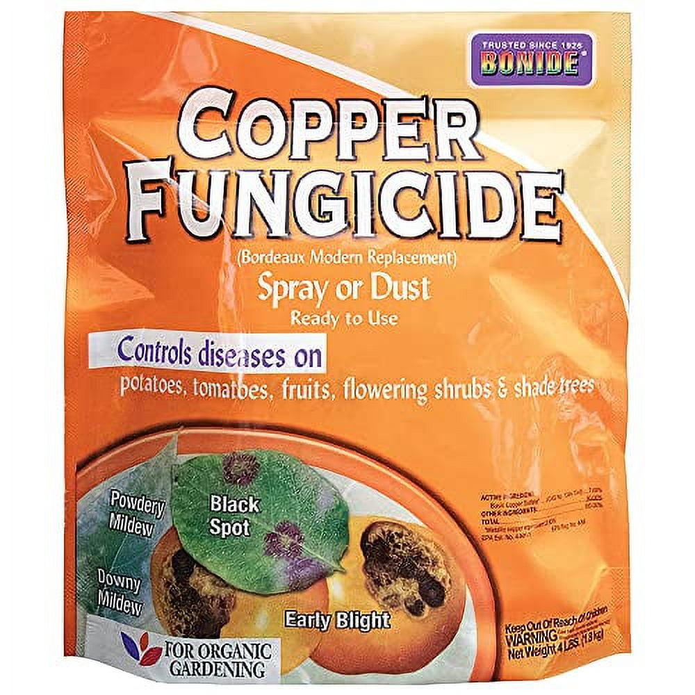 Bonide Copper Fungicide, 4 lb. ReadytoUse Spray or Dust for Organic