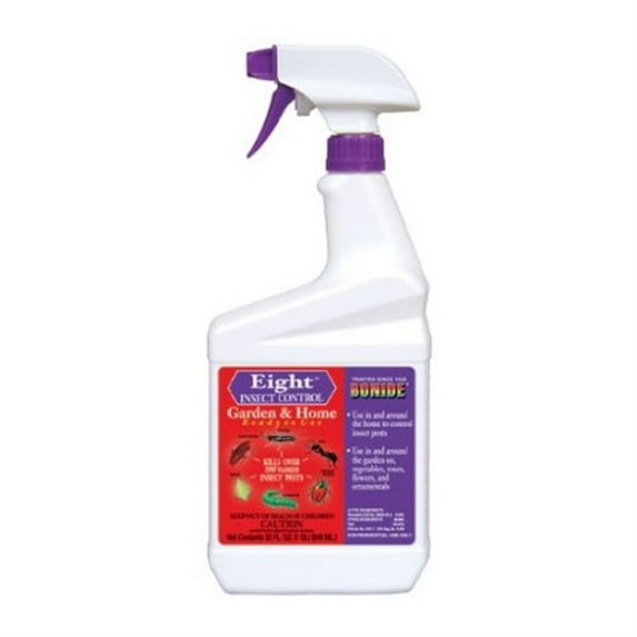 Bonide 428 Eight Insect Control Garden & Home Outdoor Insecticide, Kills Beetles, Ants, Aphids, 32 oz. Spray