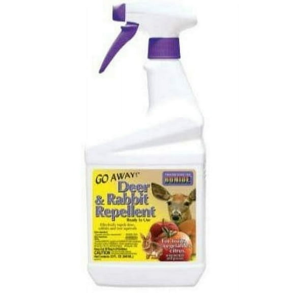Bonide Go Away Animal Repellent Spray - Deer and Rabbit Protection - 32 oz.