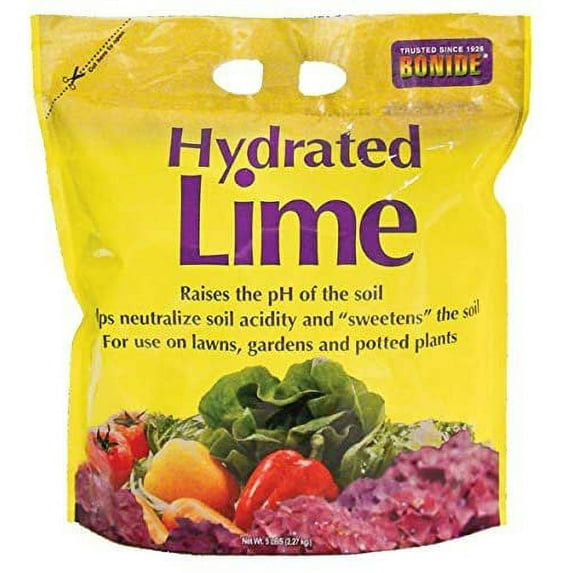 Bonide Hydrated Lime Soil Amendment, 5 lb for pH Balance and Nutrient Uptake