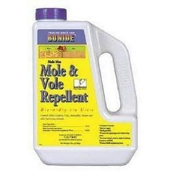 Molemax Mole & Vole Repellent Granules - Outdoor Use - 3 lbs