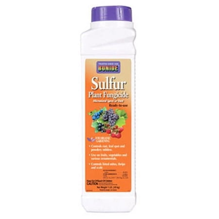 Bonide Products 141 1 lbs. Sulfur Plant Fungicide Micronized Spray Or Dust
