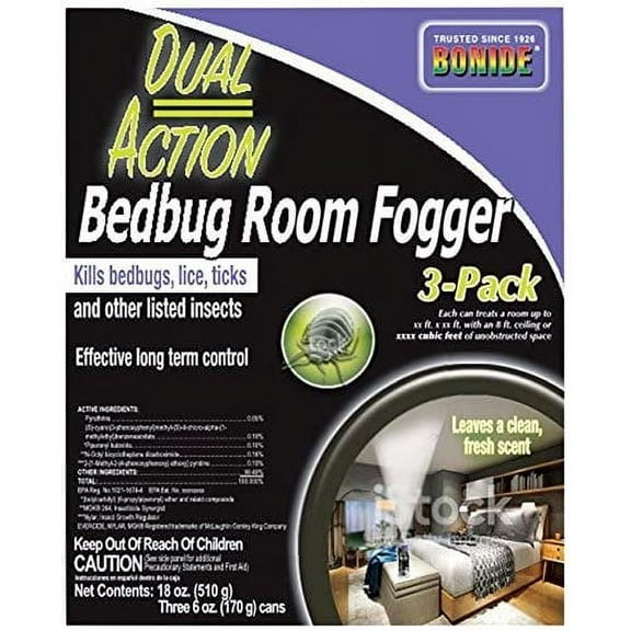 Bonide Bedbug Room Fogger Dual Action 2 oz. 3-Pack