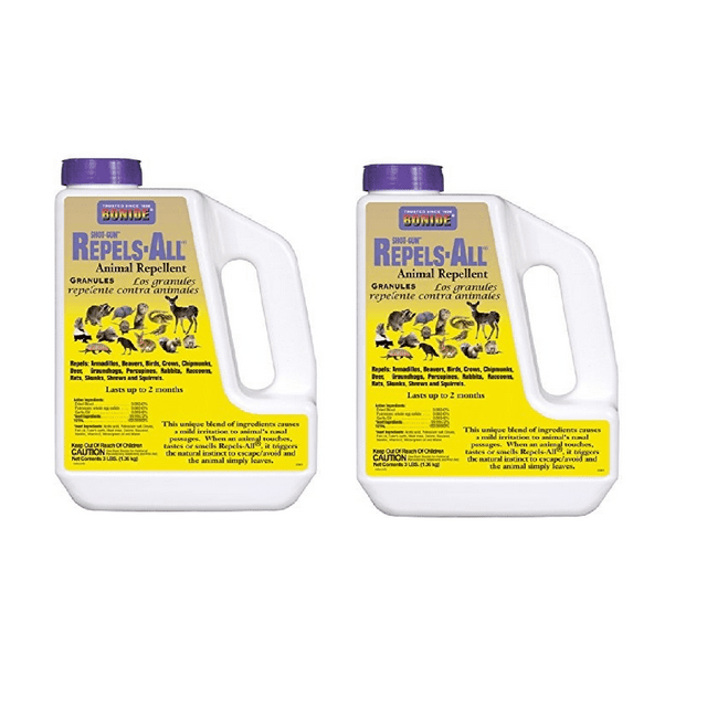 Bonide Products 2361 RepelsAll Granules Animal Repellent, 3 Pound (2