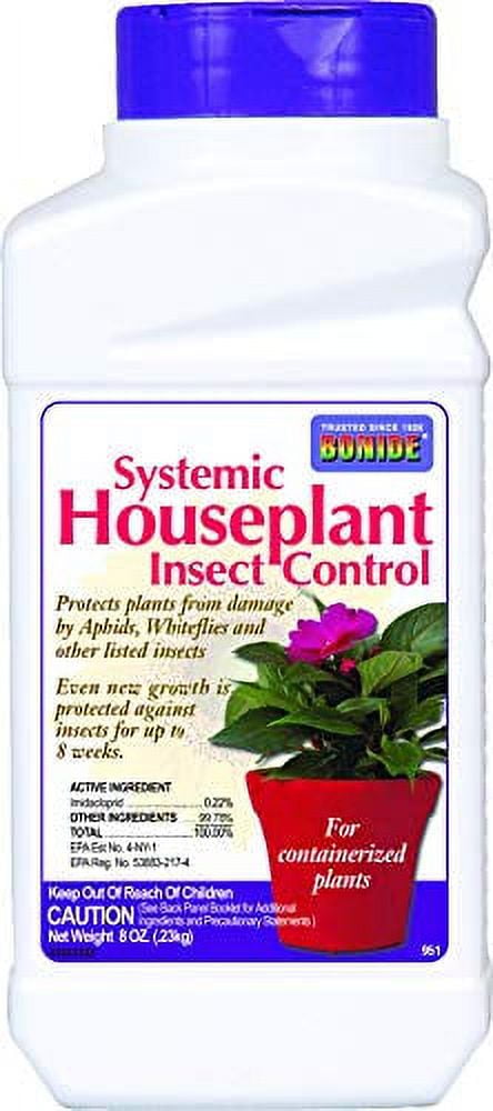 Bonide Products 951 Houseplant Systemic Insect Control Granules, 8-oz.
